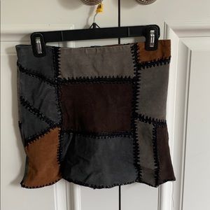 Zara Quilted Mini Skirt